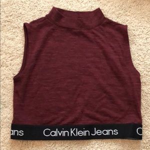 Calvin Klein crop top